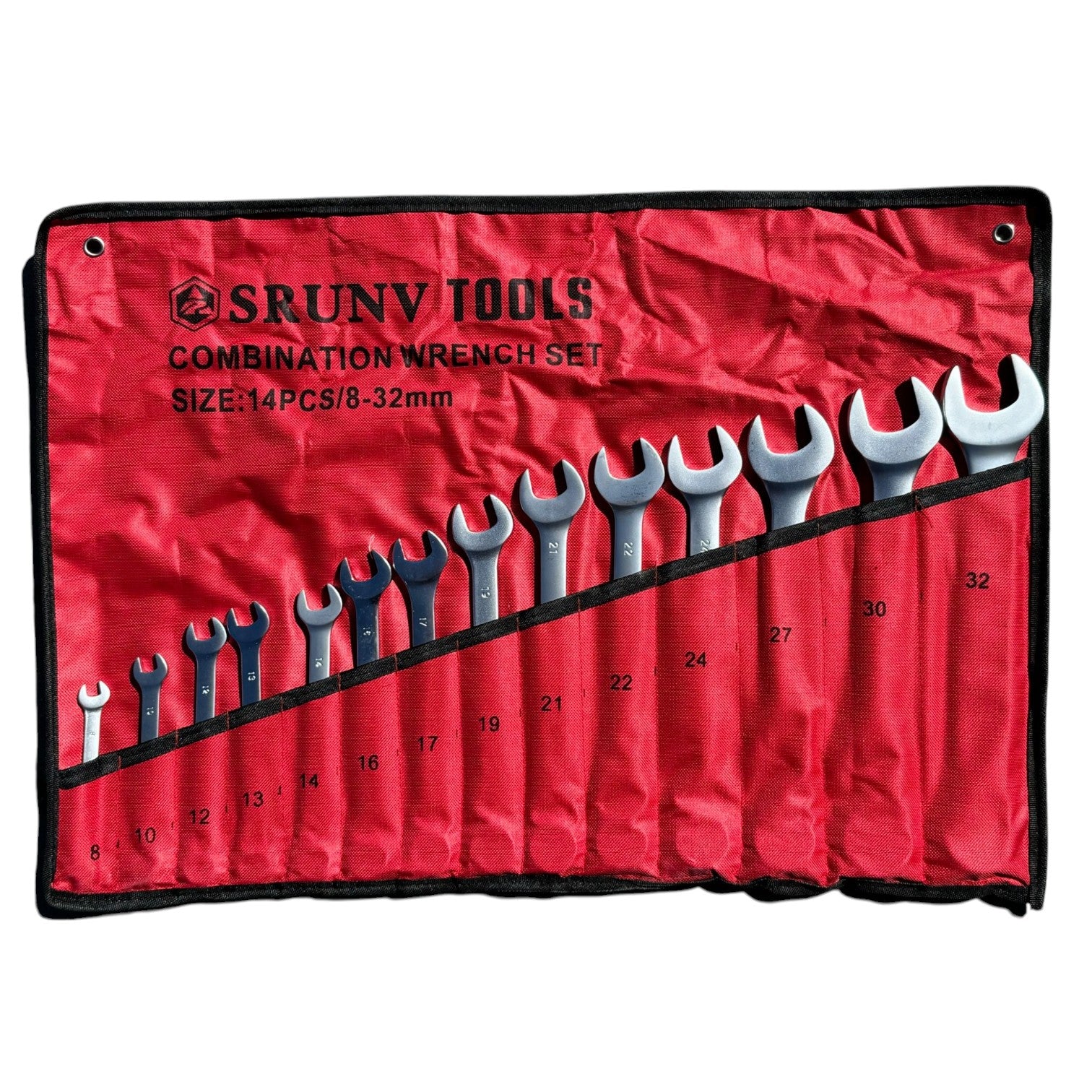 Set kombiniranih ključeva okasti - vila u platnu