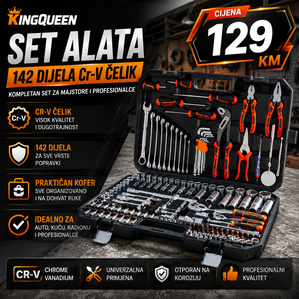 SET ALATA KINGQUEEN