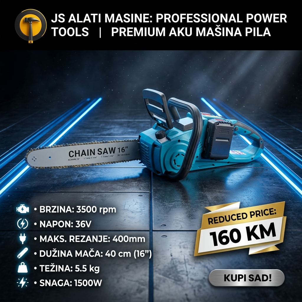 Straus Austria 36V Aku Pila - 1500W Snage za Vrhunsku Preciznost