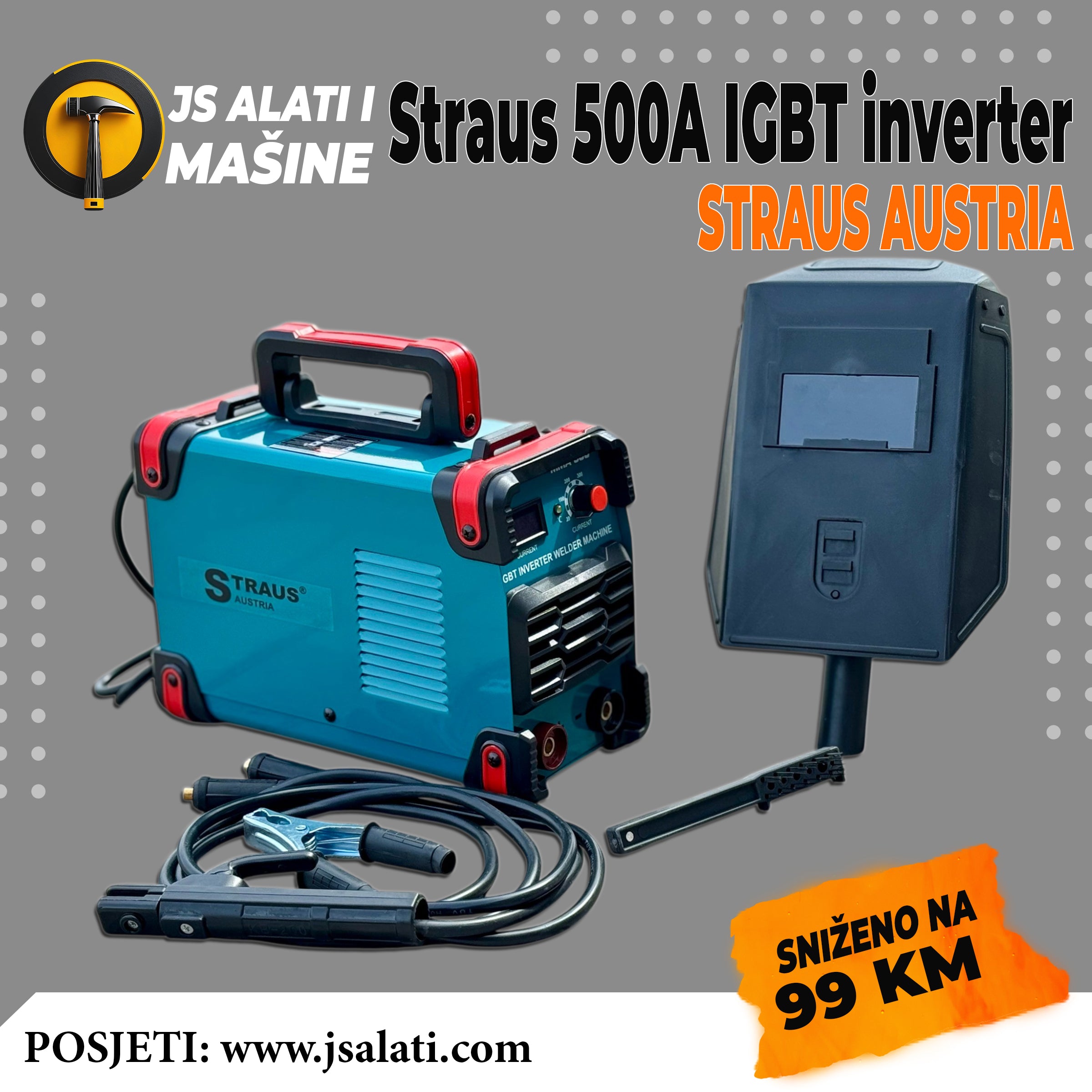 Straus 500A IGBT inverter