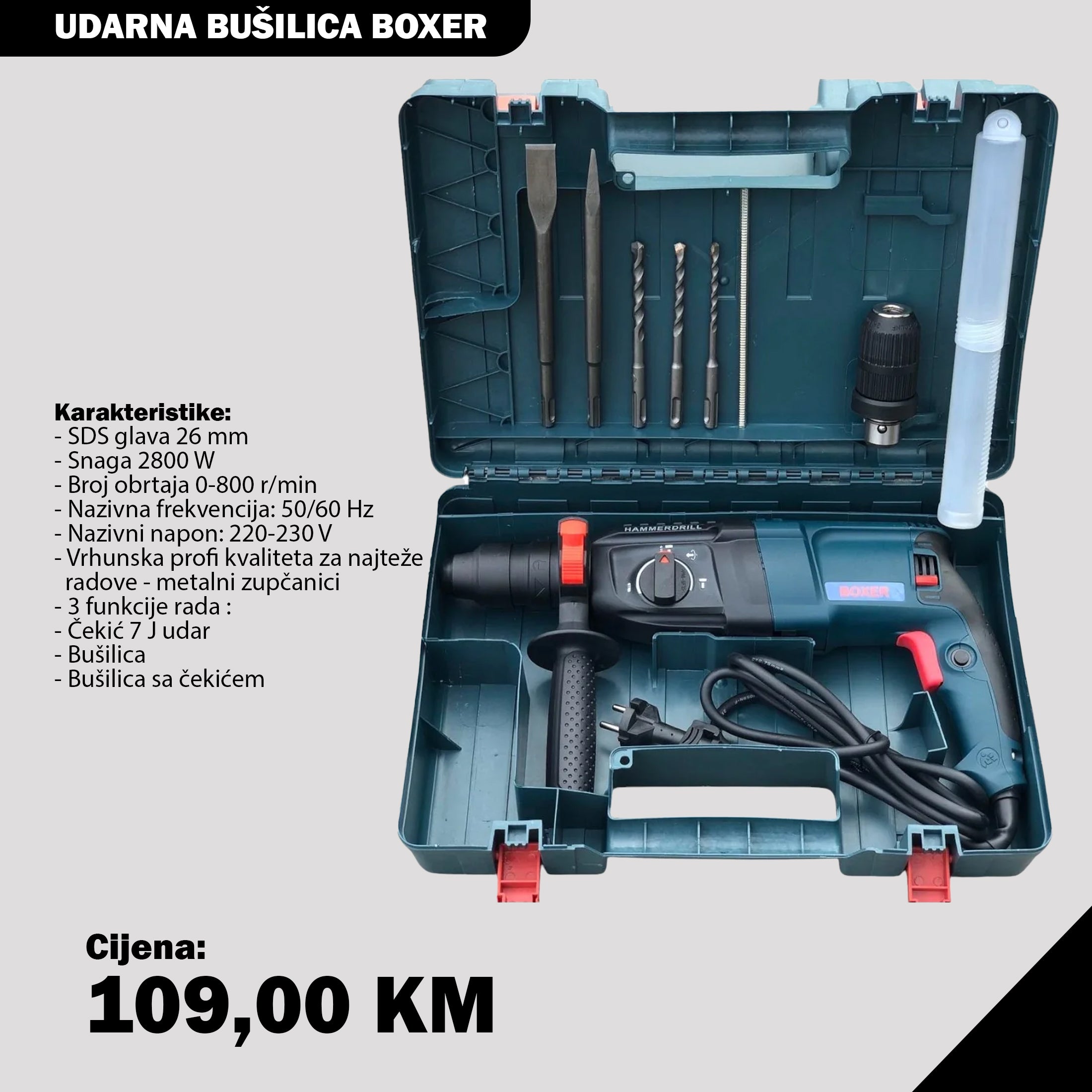 UDARNA BUŠILICA BOXER