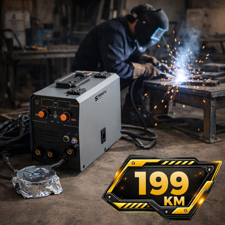Straus Austria MIG-500: Brutalni 3u1 Inverterski Aparat 500A