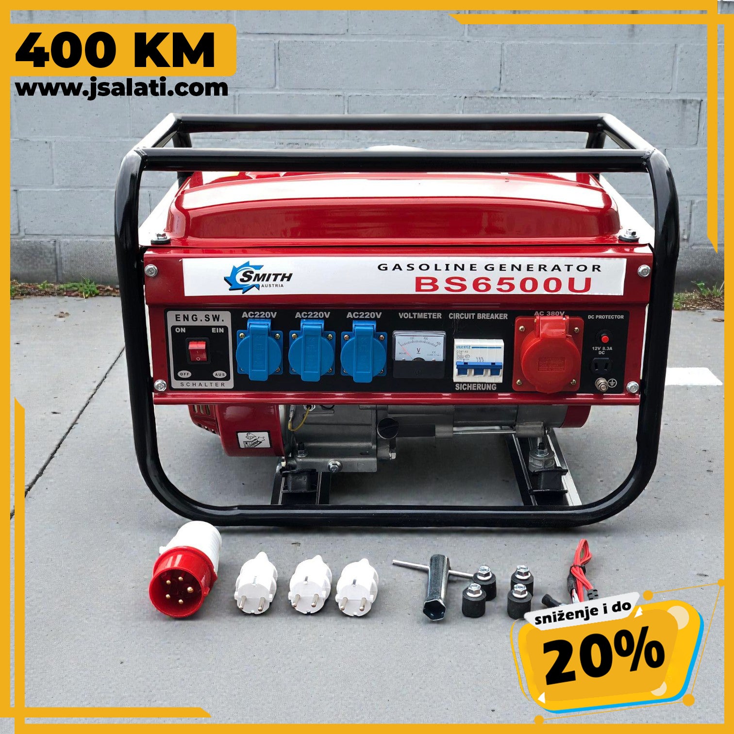 AGREGAT SMITH AUSTRIJA 6,5 KW