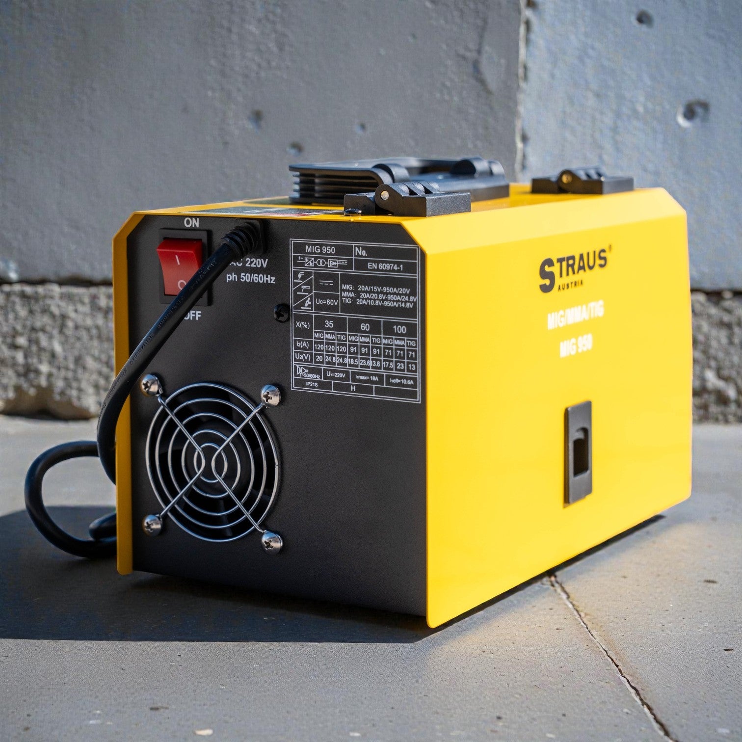 APARAT ZA VARENJE MIG / MMA / TIG 500A – STRAUS AUSTRIA (3u1)