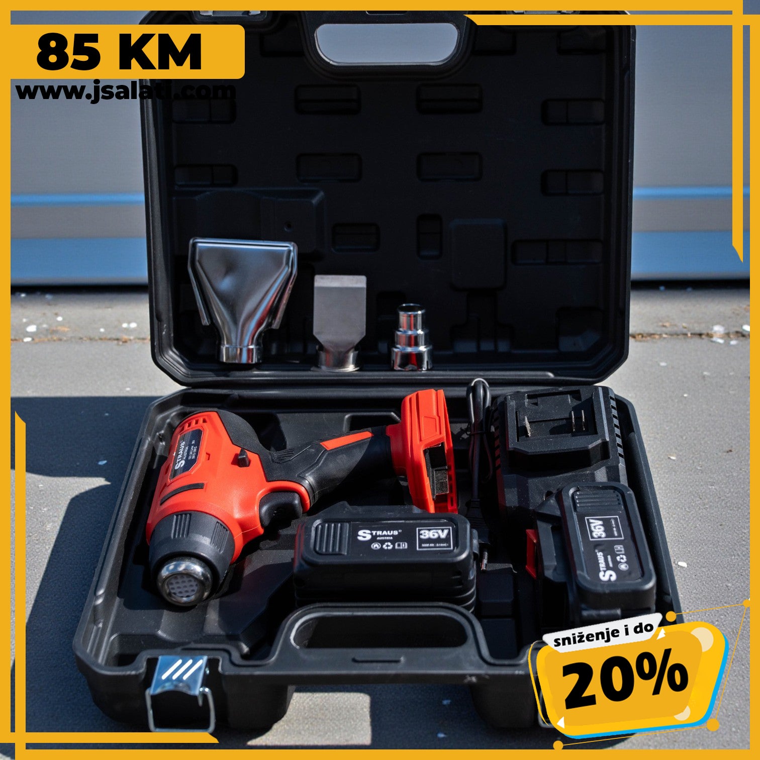 AKU INDUSTRIJSKI PIŠTOLJ NA VRUĆI ZRAK