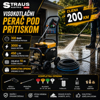 STRAUS AUSTRIA MAŠINA ZA PRANJE POD VISOKIM PRITISKOM – SNAGA I ČISTOĆA U JEDNOM UREĐAJU! 1