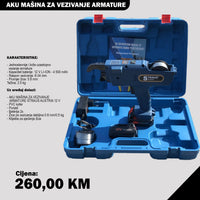 Straus Austria 12V Aku Mašina za Armaturu – Brzo i Sigurno Vezanje 2