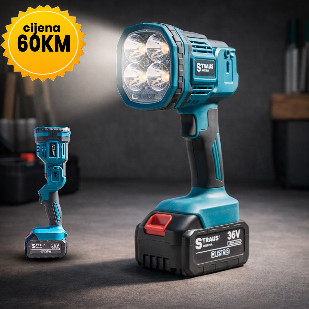 AKU LED REFLEKTOR 36V – STRAUS AUSTRIA - AKCIJA