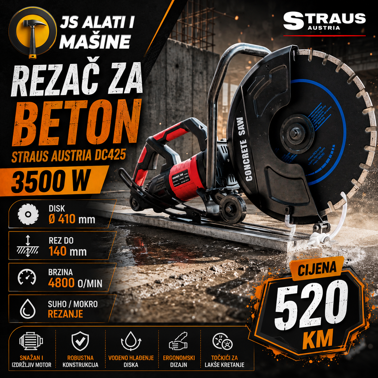 REZAČ ZA BETON