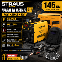 APARAT ZA VARENJE MIG / MMA / TIG 500A – STRAUS AUSTRIA (3u1) 1