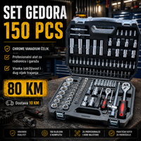 SET GEDORA MOLLER PROFESSIONAL 150 PCS 1