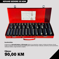 Profesionalne Kovane Gedore 35 kom - Neuništivi Cr-Mo Alat 2