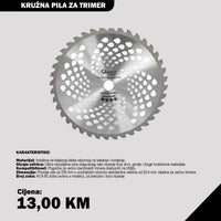 Kružna Pila za Trimer - Ekstremna Snaga za Najteže Šumske Radove 2