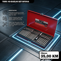 Mőller 40-dijelni Set Bitova: Profesionalna Izdržljivost i Preciznost 1
