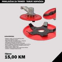 Tarup Kopačica za Trimer - Profesionalni Nastavak za Obradu Tla 2