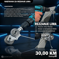 ProCut Nastavak za Rezanje Lima - Profesionalna Preciznost za Bušilicu 1