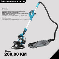 Straus Austria Žirafa Brusilica 750W – Savršeno Brušenje Bez Prašine 3