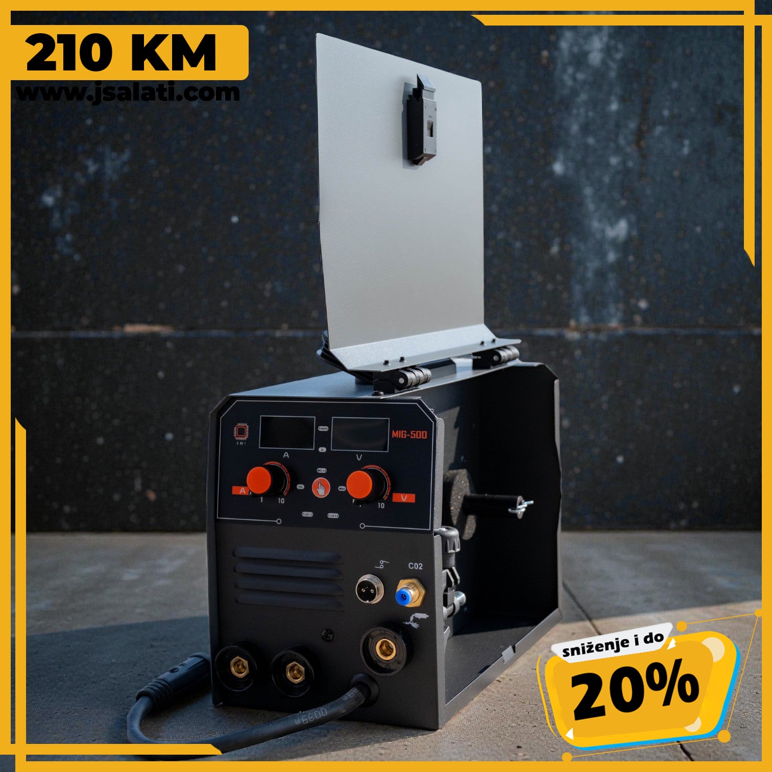 STRAUS AUSTRIA MIG-500 (MIG / MMA / TIG)